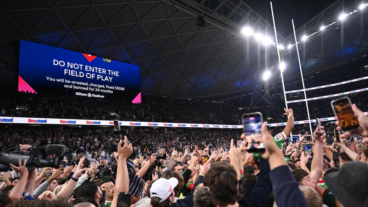 'Disruptive': Bennett cranky at fans for rushing field