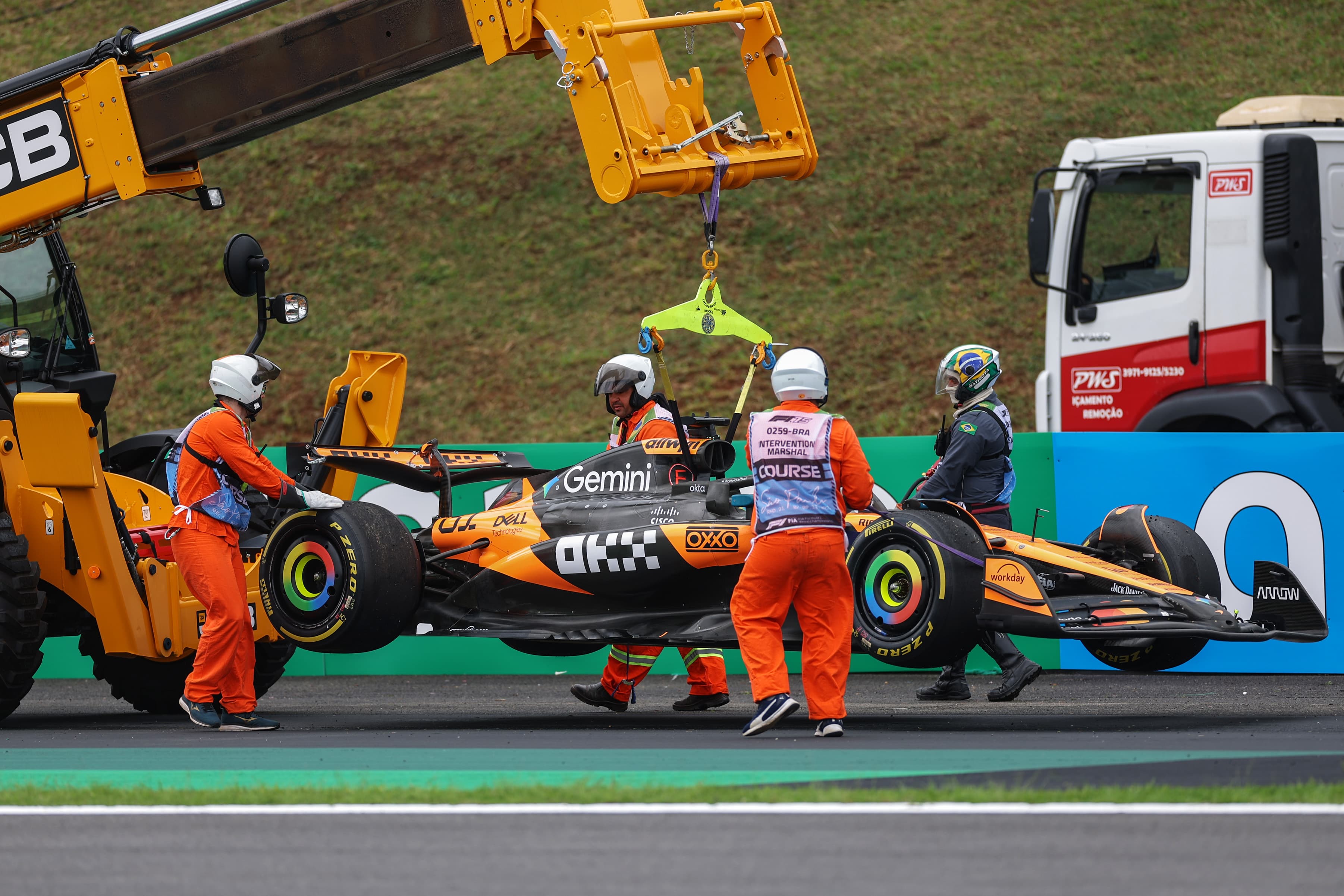 Championship gap widens as Piastri spins in Sao Paulo Sprint