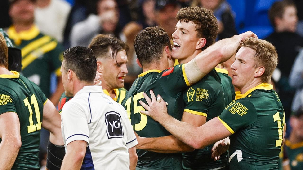 Bostock treble helps Roos edge Kiwis in World Cup opener
