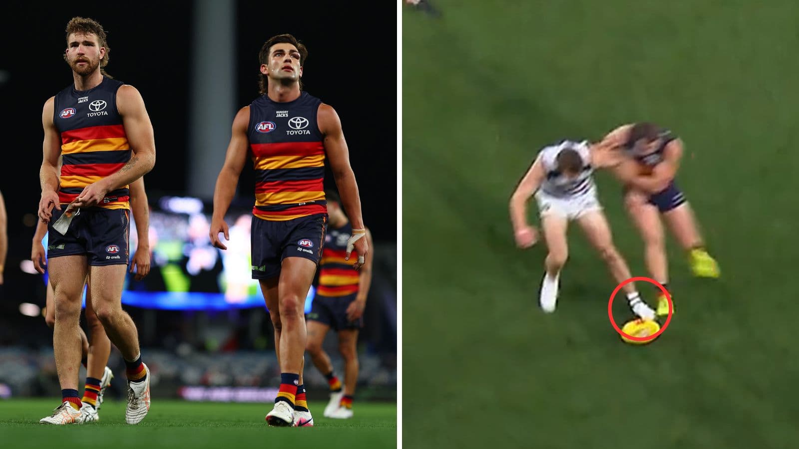 Crows robbed again? AFL acknowledges incorrect Cats call