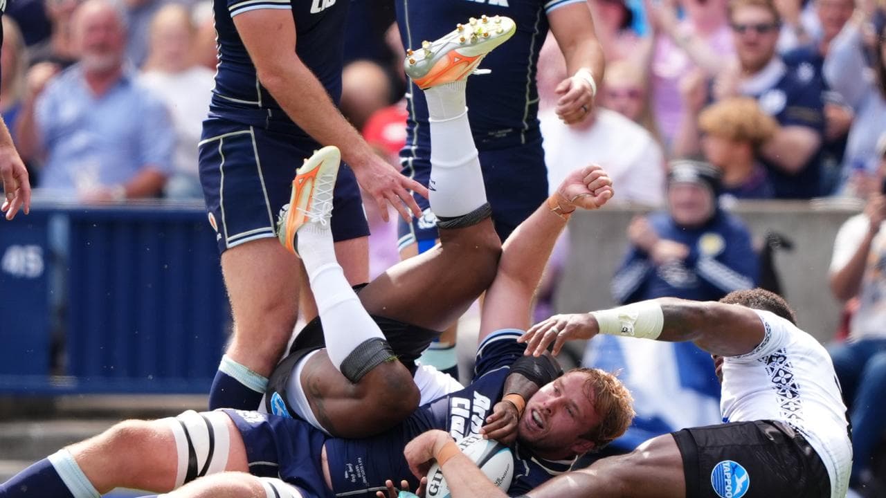 Scotland need second-half fightback to fend off Fiji