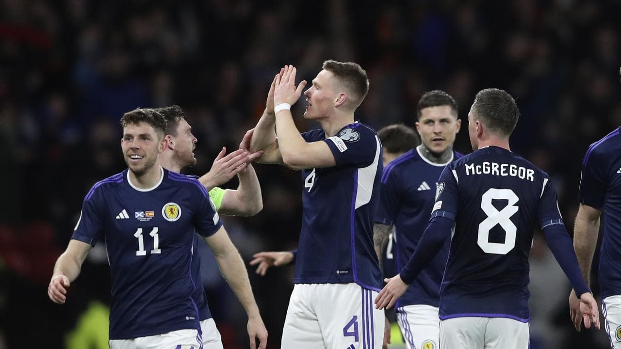 McTominay goal on banknote as Scotland mark Cup return