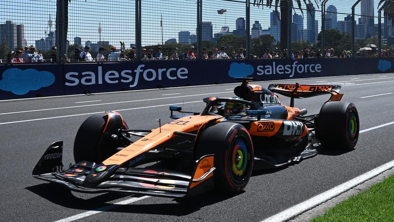 Piastri second-fastest, Lawson off the pace in Australian GP second practice