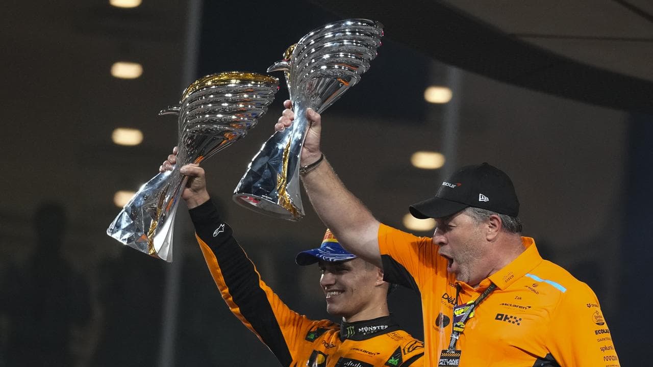 Norris wins Abu Dhabi GP as McLaren celebrate Formula 1 crown