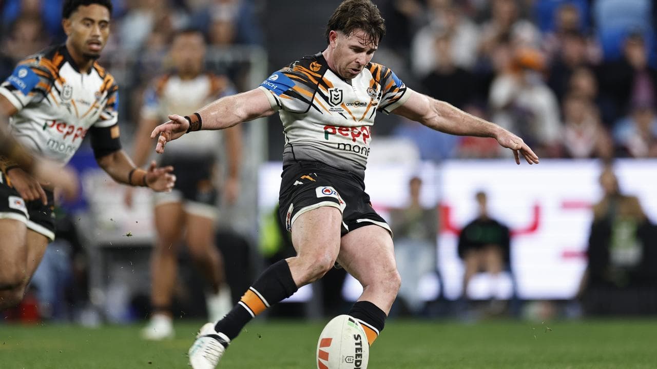 Tigers stun Roosters, blow NRL top-four race wide open