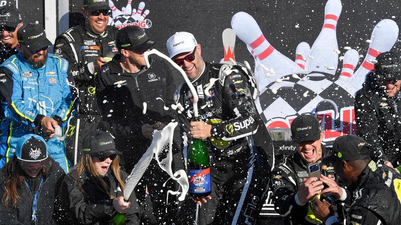 Supercars champ cruises to another NASCAR win