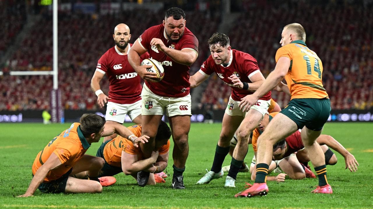 Lions quest for clean sweep of brave Wallabies on track