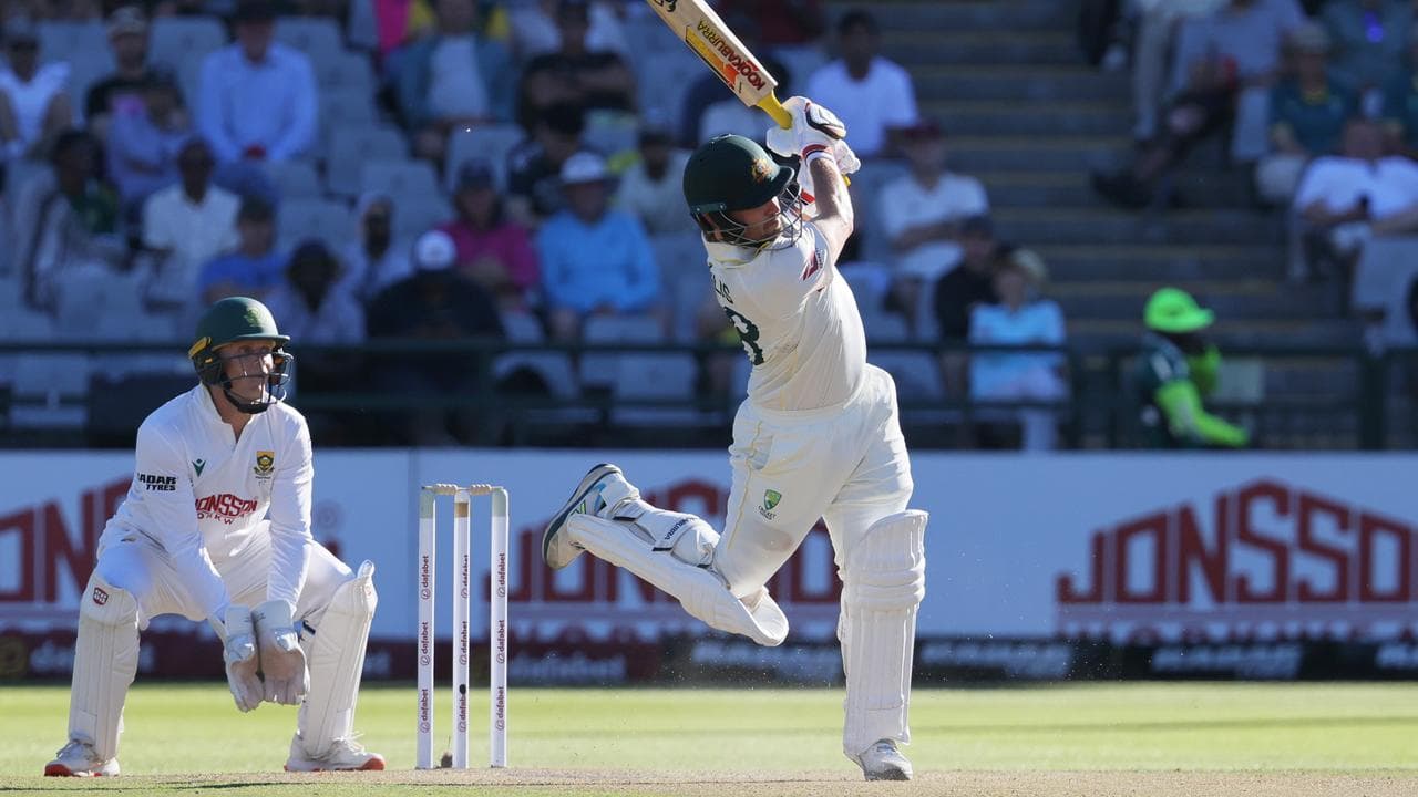 Australia take lead after delivering on batting promise