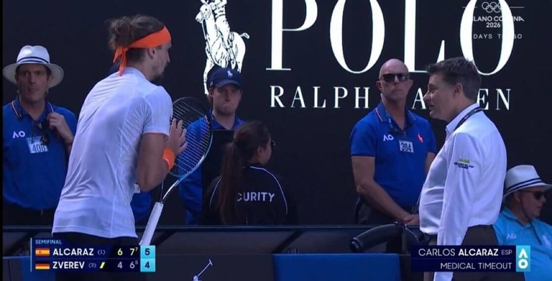 WATCH: World No. 3 blows up over 'BS' use of medical timeout by Alcaraz