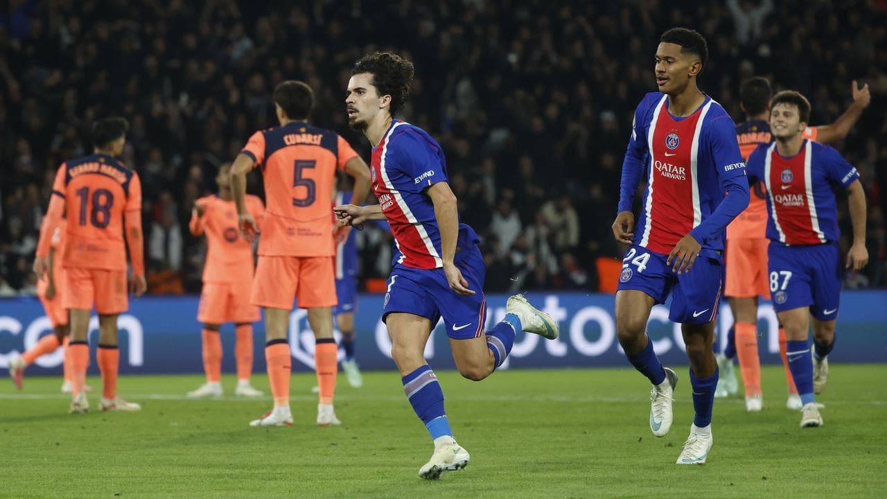 PSG bring Barcelona back to earth in Champions League