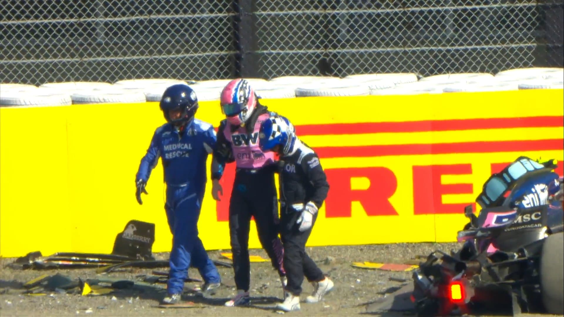 Lawson hits back in short-lived incident plagued practice