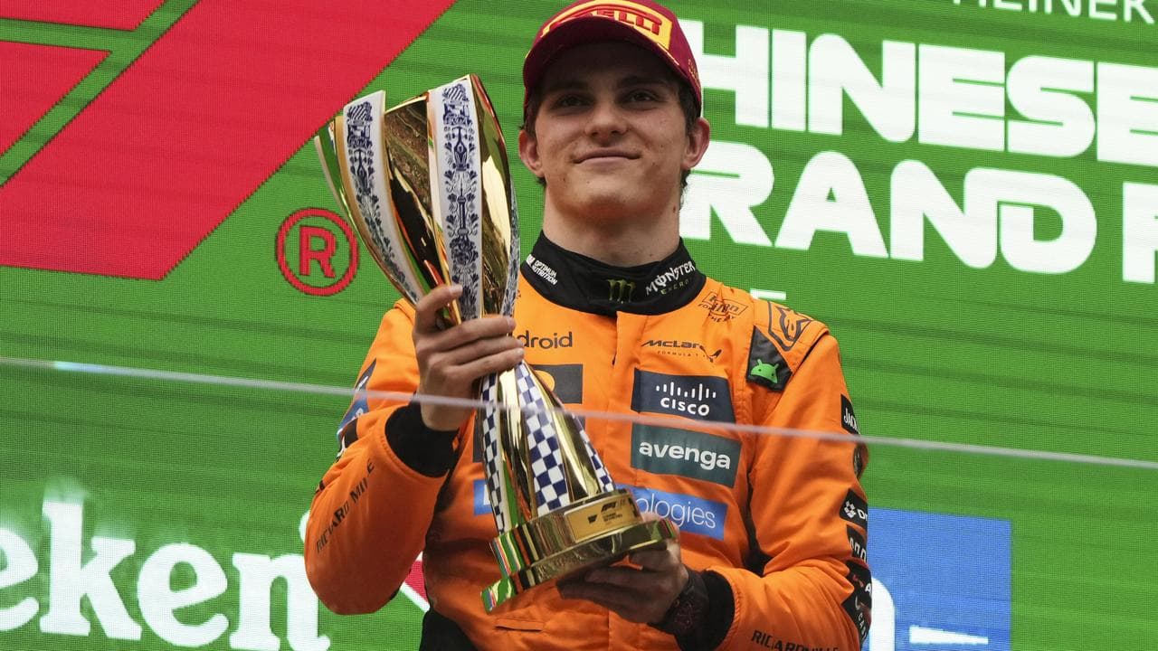 'The car's been pretty mega': Piastri wins Chinese GP in McLaren 1-2 finish
