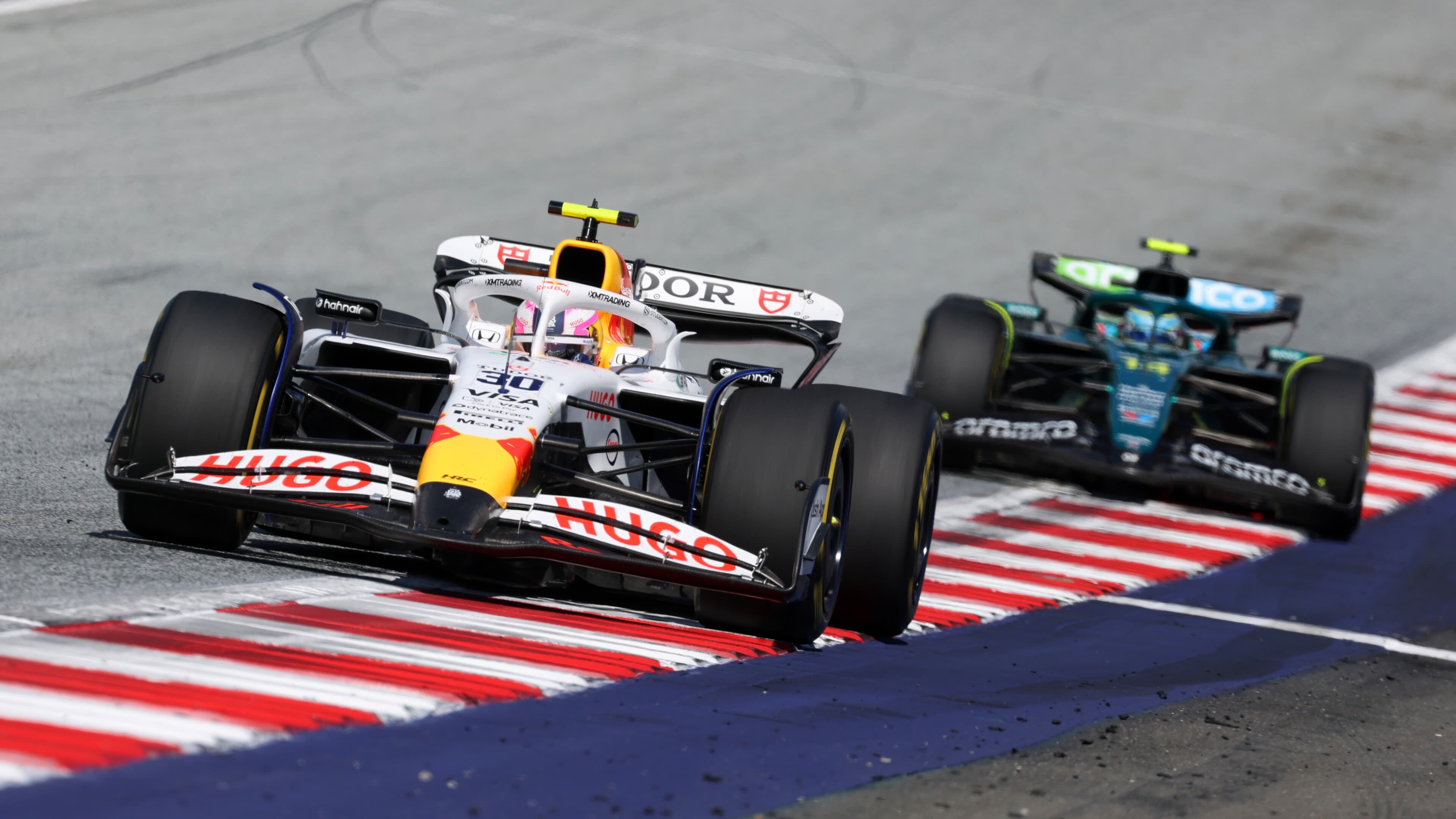 Lawson holds off Alonso challenge for F1 career-best finish at Austrian Grand Prix