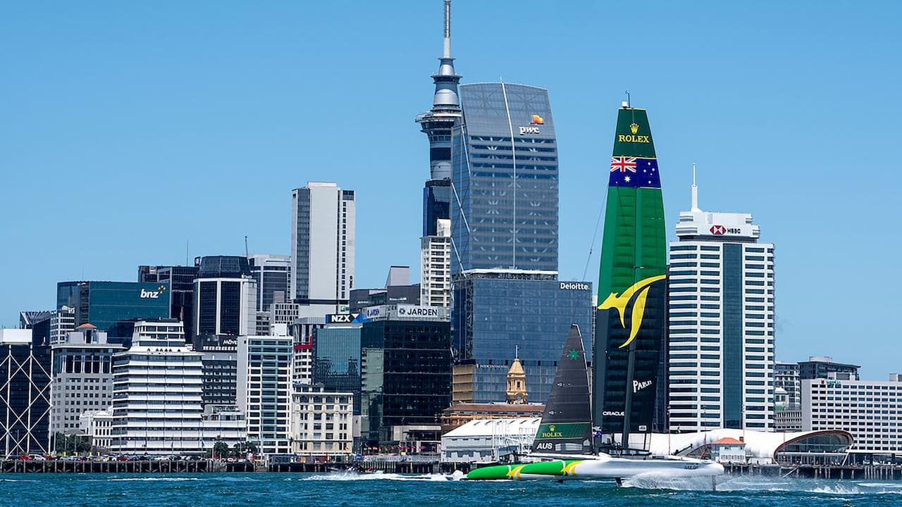 Aussies lead Auckland SailGP after day one