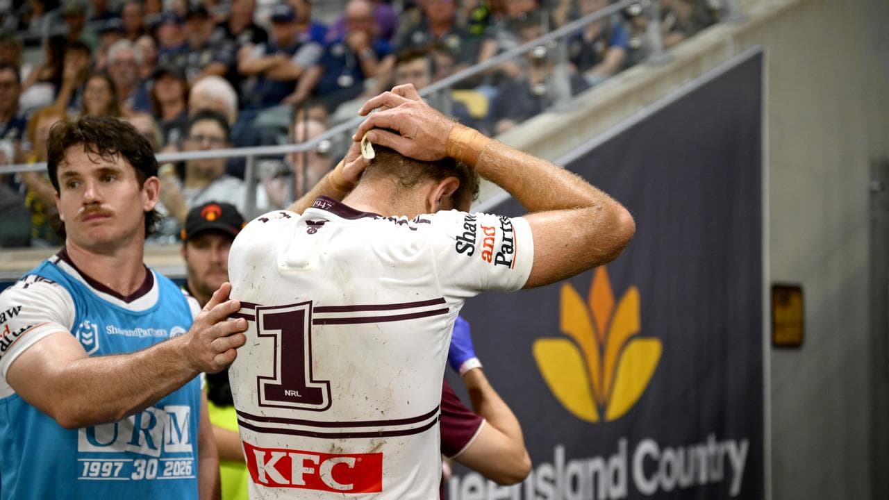Tom Trbojevic injured again as Manly thrash Cowboys